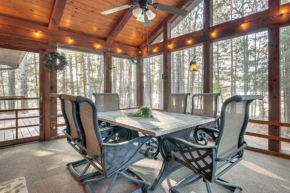 Lakefront Eagle River Cabin with Fire Pit and Porch